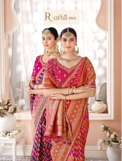 Rutba By KG Designer Wedding Wear Silk Saree Collection